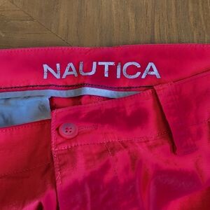 Nautica 46W Red Cargo Shorts
